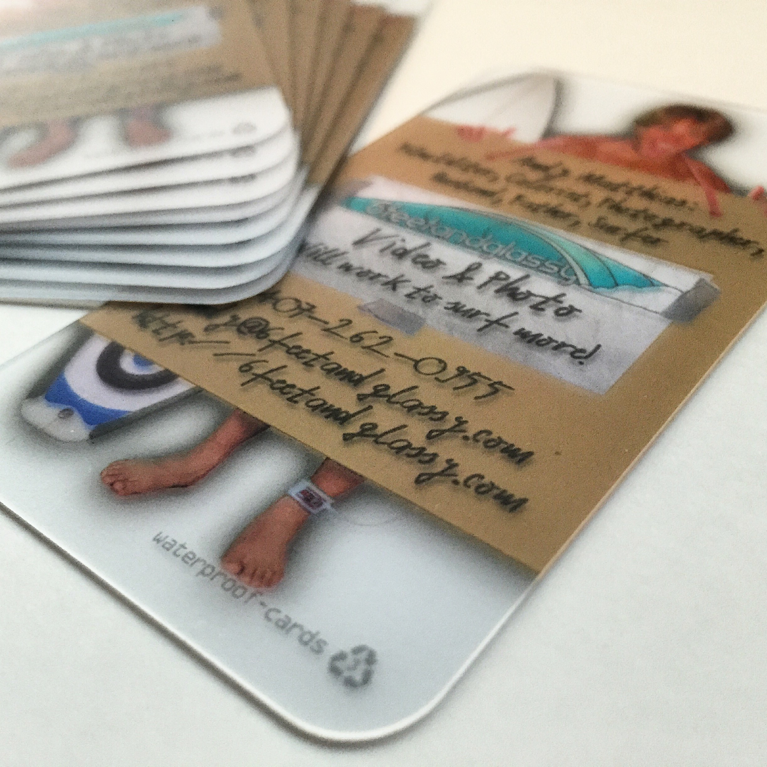 Waterproof Premium Frosted Business Cards
