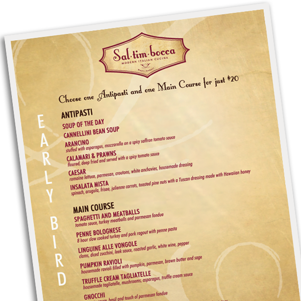 Waterproof Menus 12x18 w/border - 10 Mil