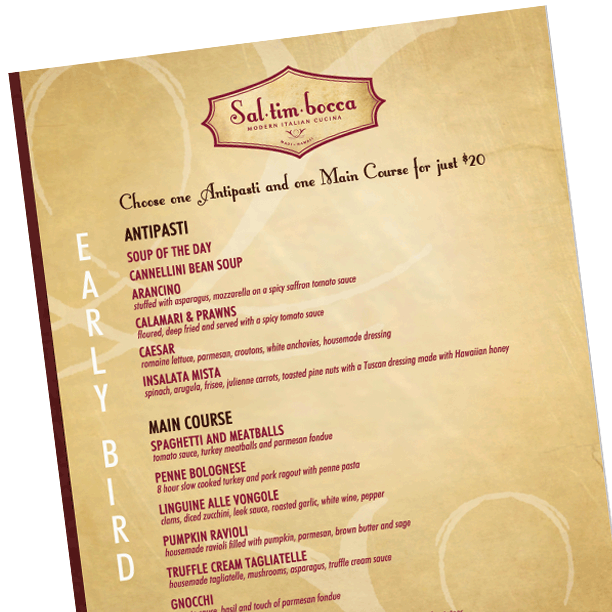 Waterproof Menus 12x18 w/bleeds - 14 Mil