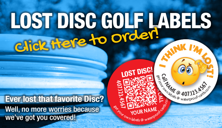 Waterproof Disc Golf Labels
